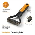 thumbnail image 4 of Fiskars Pet Dematting Rake, Comb for Gentle Fur Removal, Cat and Dog Grooming, 4 of 9