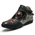 thumbnail image 4 of Men's and women's all-season motorcycle riding boots and motorcycle shoes,Gun color,36, 4 of 11