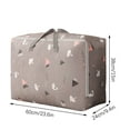 thumbnail image 2 of Storage Bag Organizer, Thickened Cotton Quilt Bag Quilt Handheld Storage Bag, 2 of 8