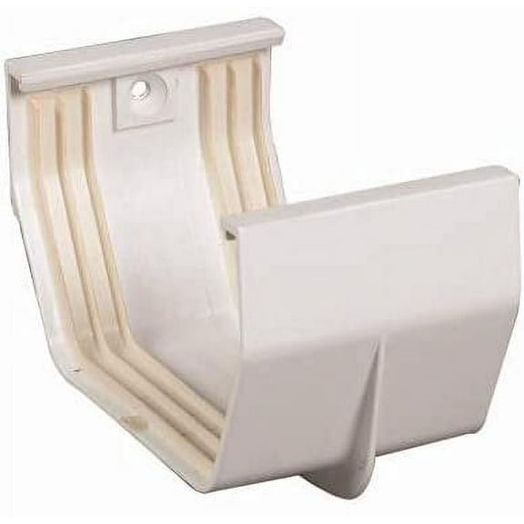 Amerimax Home Products Slip Joint Gutter Connector Contemporary Vinyl - White 5-In. - 25 Pack