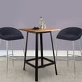 thumbnail image 3 of Acme Jacotte Square Bar Table in Natural and Black Indoor, 3 of 4