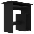 thumbnail image 2 of vidaXL Desk Black 80x45x74 cm Engineered Wood, 2 of 4