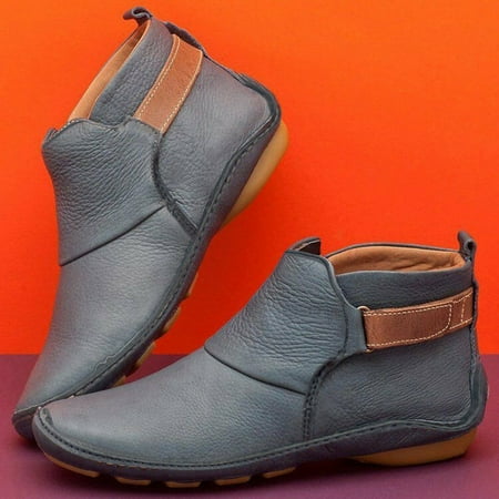 

AXXD Flats Ankle Boots Mom Casual Winter Thanksgiving Day Water Shoes For Women Ankle-High Snow Boots For Women Logger Boots Boots For Clearence