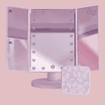 thumbnail image 3 of Impressions Vanity Hello Kitty Supercut Trifold Compact Makeup Mirror Bundle, Magnifying (White), 3 of 5