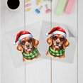 thumbnail image 3 of Hello Winter Vizsla Frosty Morning Walk Welcome Snowy Christmas Cutout Transfer Sticker Vizslas Dog Lover Gifts Idea Transparent Decal Art Decor - 02018, 3 of 5