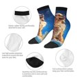 thumbnail image 5 of Pofeuu Starry Sky Cloud Dog Print 30cm Socks, Adult Running Hiking Socks for Youth and Adult, 5 of 7