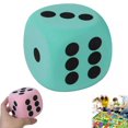 thumbnail image 4 of HLONK Large Foam Dice Color Foam Dice 3.15 Inches Big Dice For Building Educational Math Teaching Pastime Party 6 Foam Dice Anxiety Dice For Stress Rel, 4 of 4