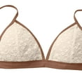 thumbnail image 5 of SCSAlgin Womens Bra No Underwire Lace Unlined Demi Triangle Bralettes, 5 of 7