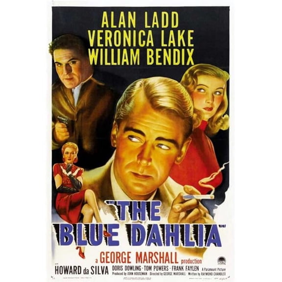 Blue Dahlia Movie Poster - 27 x 40 in.