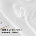 thumbnail image 5 of Women's Thin Cotton Socks, Ruffle Turn-Cuff Casual Ankle Breathable Cool Knit Cotton Lettuce Crew Frilly Sock 12 Pack（6Black & 6White), 5 of 9