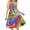 Multicolor, variant on 11-12 Years Girls Dresses Sleeveless Kids Summer Cotton Festival A Line Swing Dress Casual Round Neck Dresses for Girls 3-14 Years