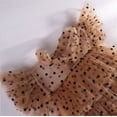 thumbnail image 6 of SonxaHe Toddler Girls Dresses Fly Sleeve Polka Dot Prints Tulle Dress Kids Summer Dance Party Ruffles Princess Dress Beige,Szie 3-4 Y, 6 of 7