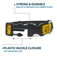 thumbnail image 4 of Buckle-Down Pet Collar, Dog Collar Plastic Buckle, Banana Bunches Stacked, 16 to 23 Inches 1.5 Inch Wide, 4 of 8