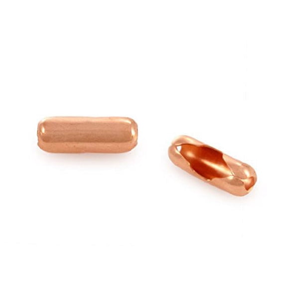 2mm Ball Chain Connectors Copper (Package of 12)