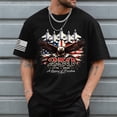 thumbnail image 2 of Rotm Mens Patriotic T-Shirts Country Flag T-Shirt | Patriotic Pride Tee for Men & Women Black,2XL, 2 of 6