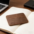 thumbnail image 7 of Leather Card Holder, Compact Credit Card Wallet, Slim Portable Card Organizer for Men and Women, Suitable for Daily Commuting and Travel Use, 7 of 7
