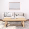 thumbnail image 2 of Plank+Beam Farmhouse Coffee Table, 54" Solid Wood Tables for Living Room, Rectangular Center Table, 2 of 10
