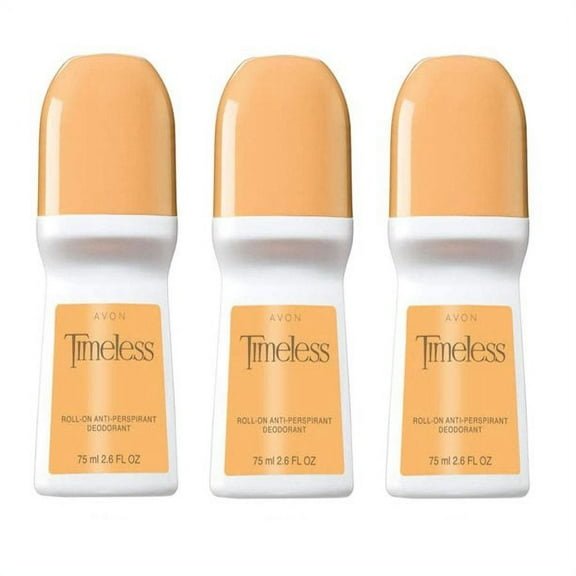 Avon Timeless Roll-on Anti-perspirant Deodorant 2.6oz pack of 3