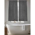 thumbnail image 5 of Vintage Black Sheer Curtains 63 Inch Length 2 Panels Set, Country Farmhouse Plants Tree Pattern Voile Window Treatment Rod Pocket Curtains Sheers Drapes for Bedroom/Living Room/Kitchen 52x"63"x2, 5 of 7