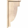 thumbnail image 3 of 5 1/2"W x 12"D x 24"H Alpine Smooth Corbel w/Backplate, Douglas Fir, 3 of 9