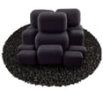 thumbnail image 2 of Midnight Black, Ceramic Fire Rectangles | Mixed Set of 13, 2 of 2