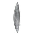 thumbnail image 6 of CosmoLiving by Cosmopolitan Silver Stainless Steel Metal Leaf Wall Sconce, 6 of 8