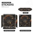 thumbnail image 4 of Decal Skin for PS4 Slim / PS4 Pro / PS4, Whole Body Vinyl Sticker Cover for Playstation 4 Console and Controller (Retro Vintage Galaxy System Map), 4 of 5