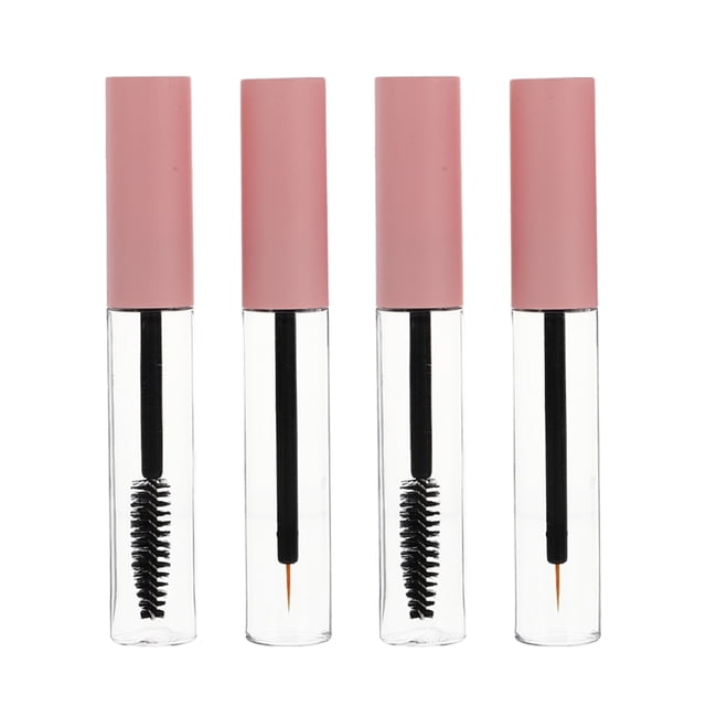 4 Pcs Tube de Mascara Vide avec Baguette à Cils Petit Contenant de Doublure pour Ombre