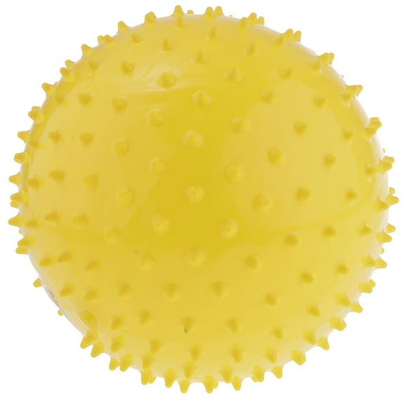Pelota de estimulación sensorial de masaje de yoga colorida de 9 pulgadas Pelota de estimulación sensorial para niños Amarillo