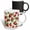 Multicolor, variant on 3drose, Cute Strawberry Background, 11oz Two-tone Blue Mug
