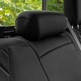 thumbnail image 5 of For 2019-2023 GMC Sierra 1500 2500HD 3500HD Base | SLE FH Group Neoprene Waterproof Custom Fit Car Seat Covers Rear Set Black, 5 of 7