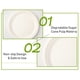 thumbnail image 3 of 50 Unids Platos Cuadrados Desechables de 10 Pulgadas Juego de Vajilla de Papel Compostable Vajilla d Abanopi Tipo 3, 3 of 7