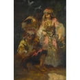 thumbnail image 3 of Narcisse-Virgile Diaz de La Peña 13x18 Black Modern Framed Museum Art Print Titled - Bohemian Group in the Forest, 3 of 5