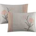 thumbnail image 2 of Nanshing Linda 7 Piece Chic Floral Comforter Set, California King, Blush, 2 of 4