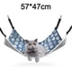 thumbnail image 3 of Hamaca para gatos, hamaca transpirable para mascotas con correas ajustables y ganchos de metal, hamaca colgante de doble cara para gatos, hurones, cachorros y otros animales pequeños, 3 of 6