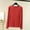 A277 Red, variant on Trikvn Women's Long Sleeve T-Shirts Basic Crewneck Slim Fit Tops Casual Solid Undershirts Flattering Lightweight Spring Fall Everyday Wear Workout Layering Shirts