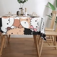 thumbnail image 3 of XMXY Table Cloth Rectangle Table, Cartoon Cute Animals Dogs Dining Table Cover Waterproof Washable Outdoor Tablecloth, 54 X 72 Inch, 3 of 8