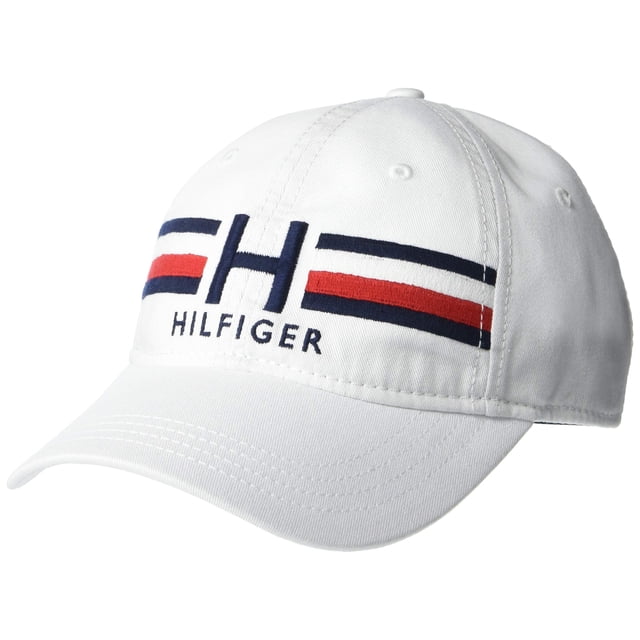Gorra de béisbol Tommy Hilfiger Ira para hombre Classic White