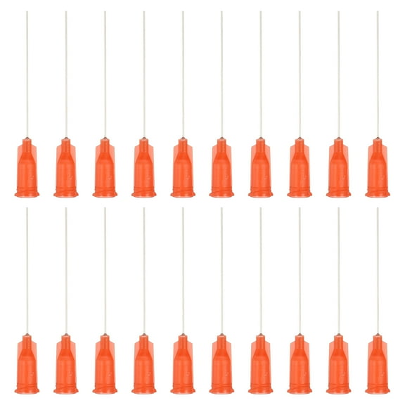 24Ga Dispensing Needles, 102PCS 1.5 Inch Industrial Blunt Tip Dispensing Needle Syringes with Luer Lock Needle for Refilling Liquid Inks Adhesive Glue Oil,Rose Red