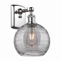 Innovations Lighting - Athens Deco Swirl - 1 Light Wall Sconce In Industrial