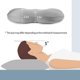 thumbnail image 2 of Almohada Ortopédica Almohada para El o Almohada para El Soporte Del o Almohada con Relleno Almohadas para El Soporte de Cabeza Y Baoblaze Cubierta lavable de almohada de cuello, 2 of 7