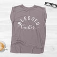 thumbnail image 2 of NanyCrafts' Blessed Teacher Flowy Muscle Tee, 2 of 2