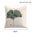 thumbnail image 2 of Funda de almohada de lino de hoja de ginkgo Simple funda de almohada de sofá de sala de estar Vhermosa CPB-YL536-4, 2 of 5