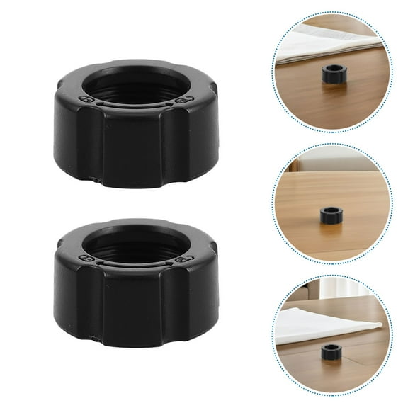 PTOOTP 30Pcs Universal Car Mount Screw on Head Holder Black Ball Joint Fixing Ring
