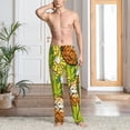thumbnail image 2 of Pofeuu Tropical Summer Fruit Print Men's Pajama Pants, Soft Lounge Pajama Pants with big pockets for Men Plaid Pj Bottoms-Medium, 2 of 6