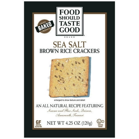 Brown Rice Crackers, Sea Salt