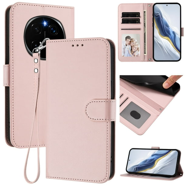 Funda Cartera GANGXUN para Honor Magic 7 Pro – Cierre Magnético, Protección RFID, Correa Desmontable, Compatible con Carga Inalámbrica