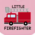 thumbnail image 4 of Inktastic Red Fire Little Firefighter Boys or Girls Baby Bib, 4 of 4