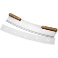 thumbnail image 1 of Acacia Wood Handled Pizza Tool, 13-Inch Blade, Stainless Steel, 1 of 7
