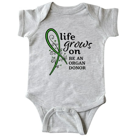 

Inktastic Life Grows On- be an Organ Donor Gift Baby Boy or Baby Girl Bodysuit